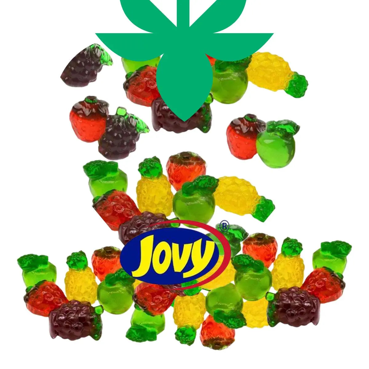 1 Kg Gomitas Frutal Jovy Sabores Frutales Bolsa Frutastika - Jovy