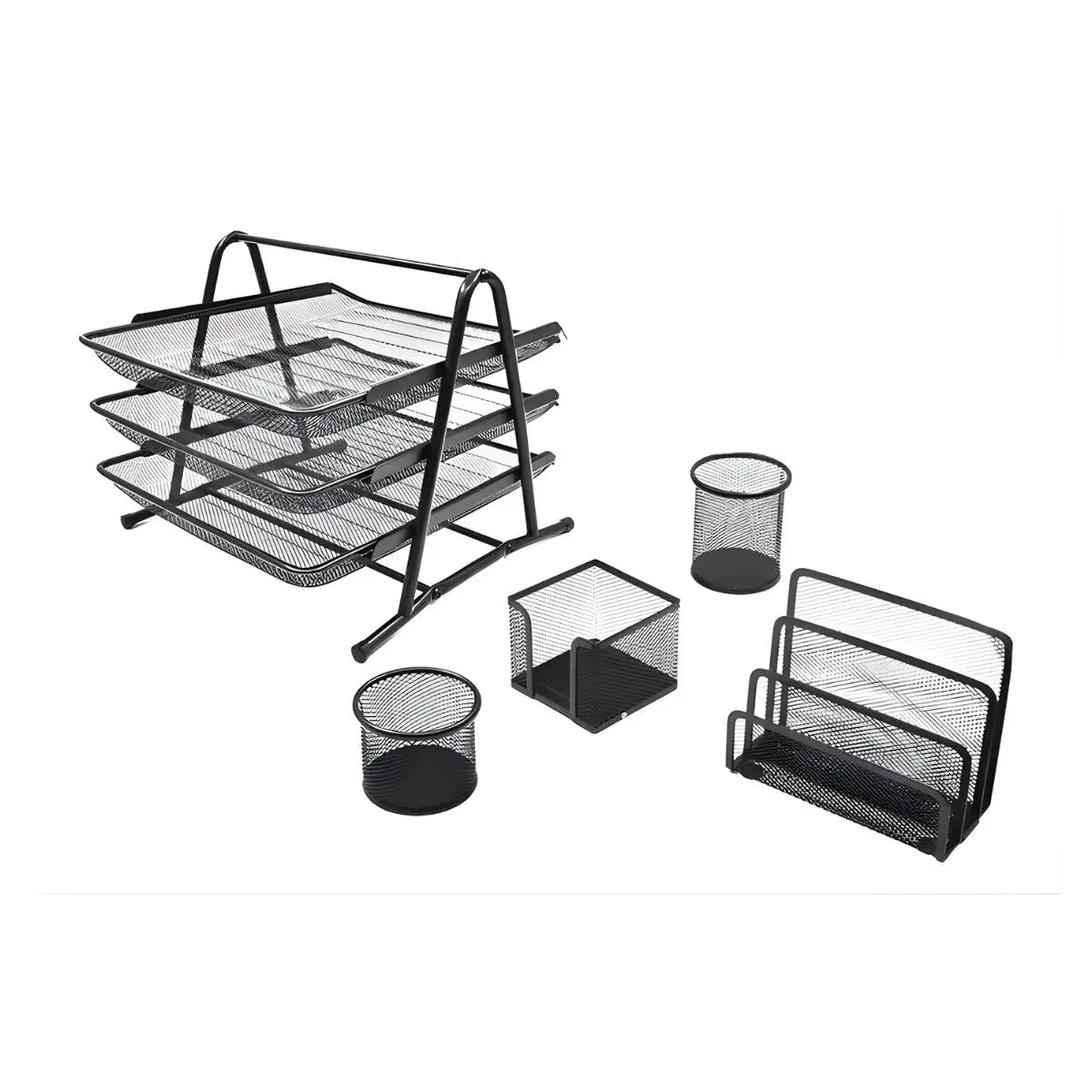 Juego De Escritorio Malla Mesh Organizador Azor - Azor - detalle