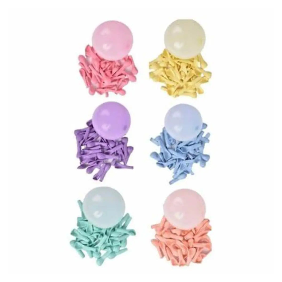 50pz Globos Payaso Macarron N#9 Varios Colores Pastel Fiesta - GLOBO PAYASO - detalle