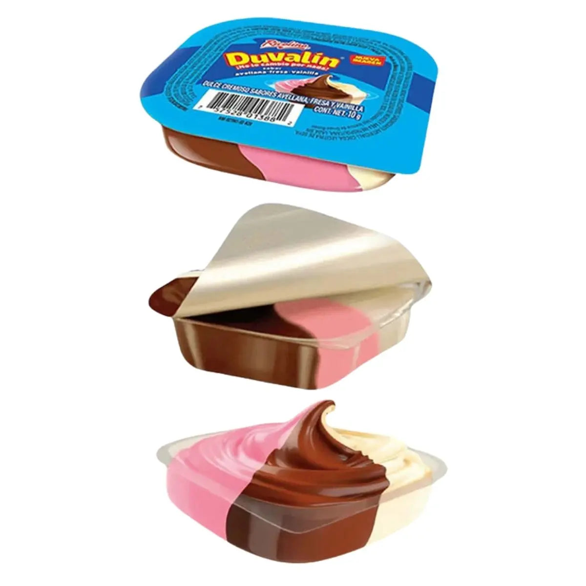 18 Duvalin Trisabor Ricolino Avellana Vainilla Fresa - Pilot - detalle