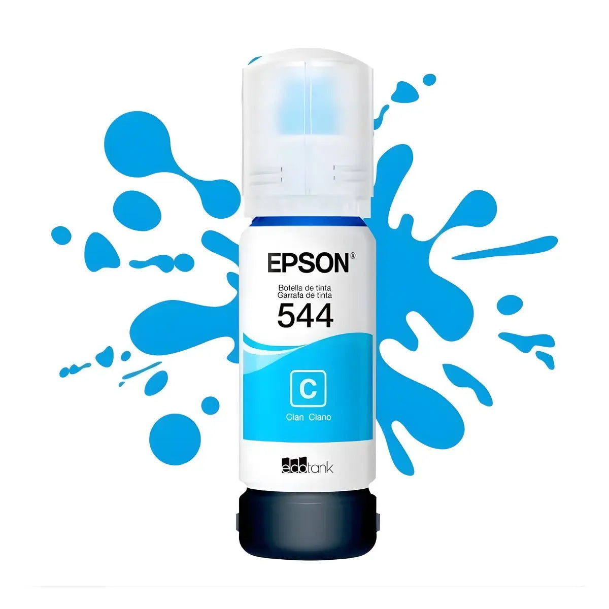 Tinta Epson Original T544 Cian - Epson - vista lateral
