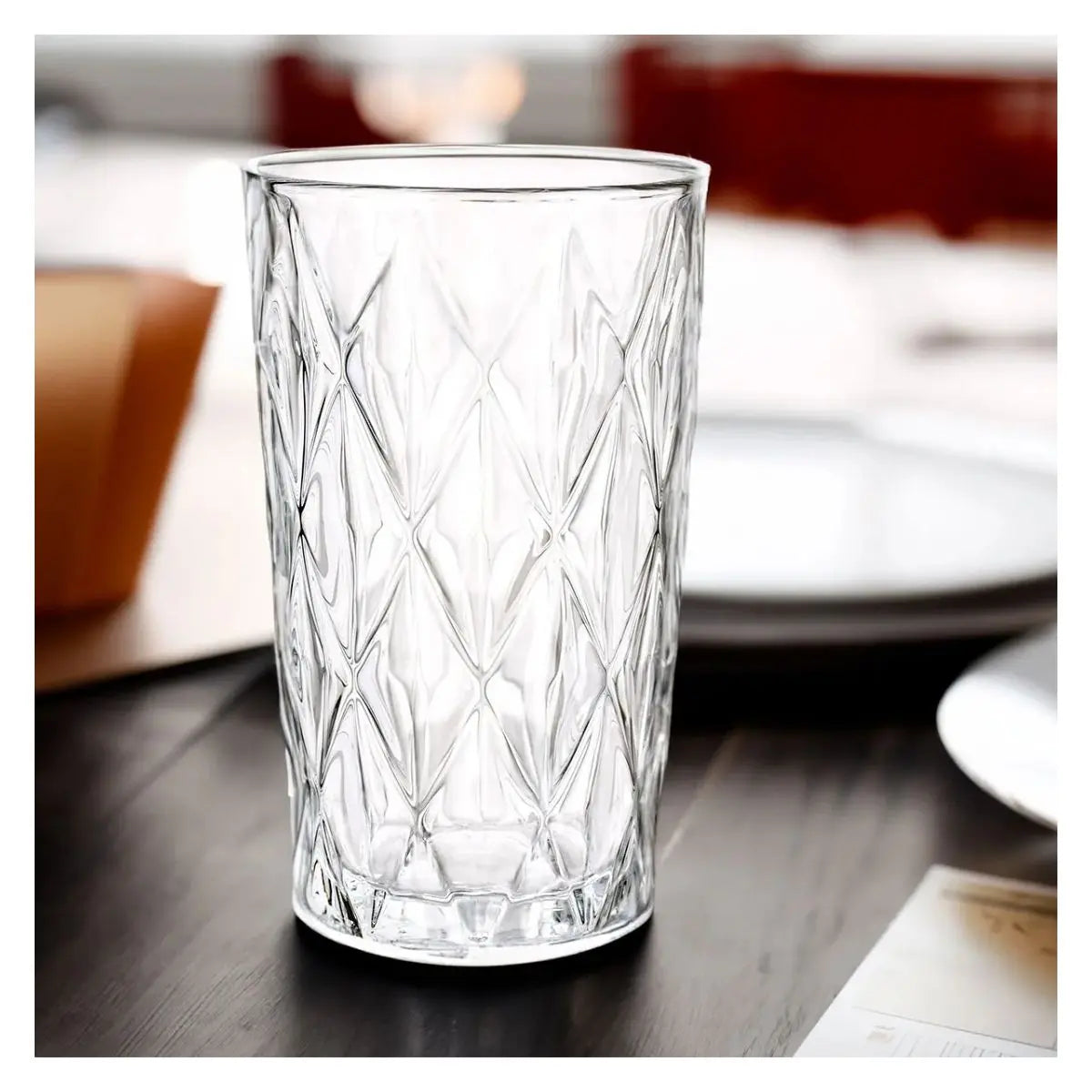 Vaso Dof Old Fashion Libia Vidrio Labrado 6 Piezas Color Double Old Fashion Libia - Vittori - empaque