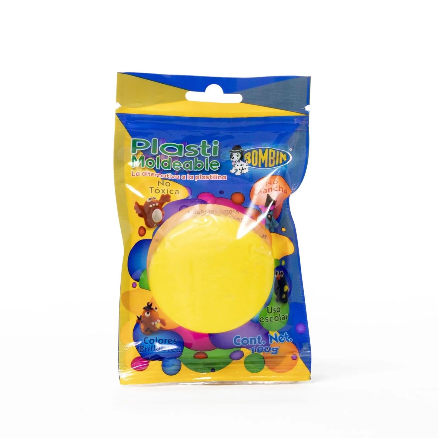 BOMBIN - Plasti moldeable amarillo | #f2d111 | mate | ? | ? / 100 gr - Bombin
