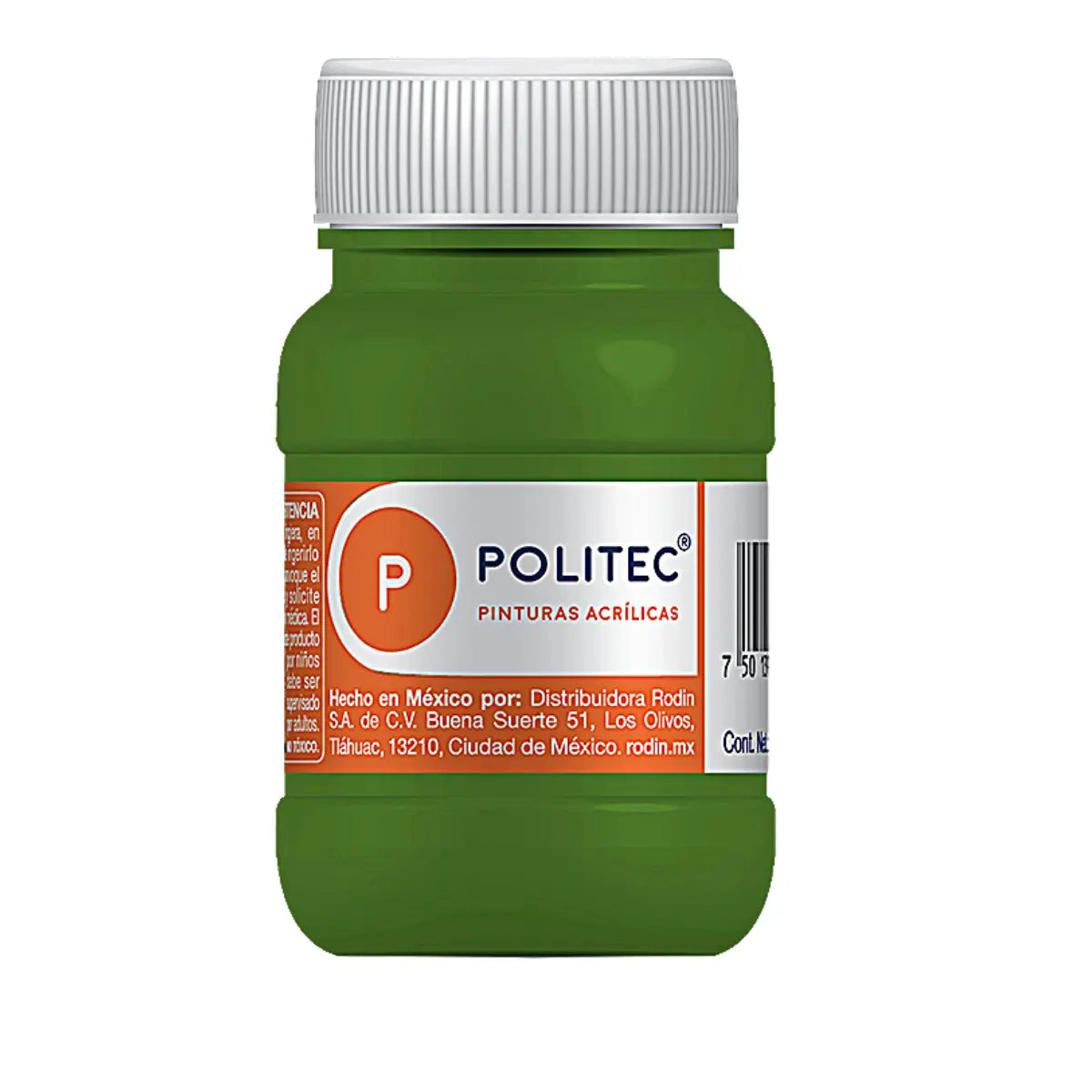 Pintura Acrílica Politec De 100 ml Colores a Elegir Verde Nilo 325 - Politec