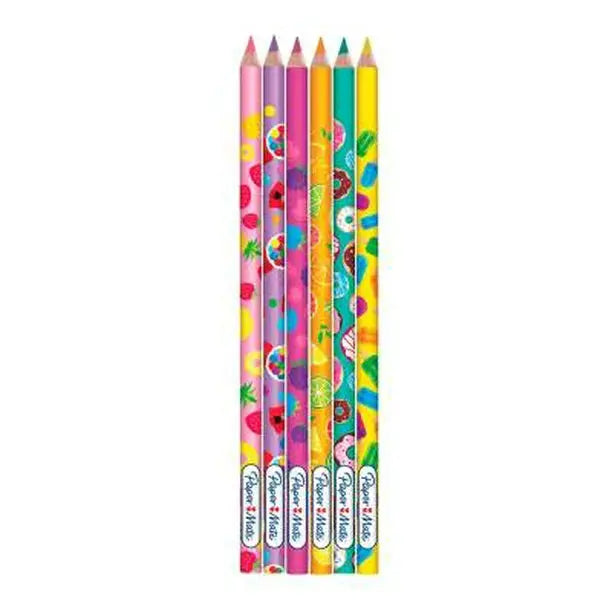 Lápices De Colores Paper Mate Pastel Unipunta Candy Pop 6 Piezas - Paper Mate - detalle