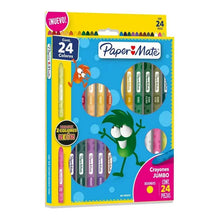 Crayones De Colores Jumbo Paper Mate Redondos 24 Piezas - Papermate - empaque