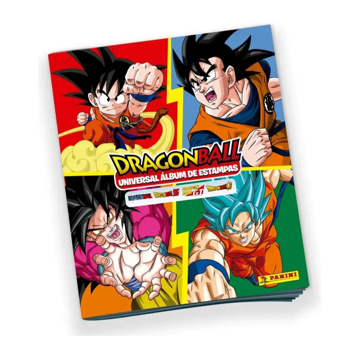 Colección Dragon Ball Universal. Álbum Pasta Suave + 4 Sobres - Panini - vista trasera