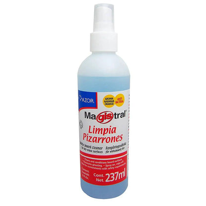 Líquido Spray Azor Limpia Pizarron Blanco Magistral 237ml 1 Pieza - Azor - vista lateral