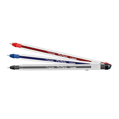 Bolígrafos Pluma Azor Pin Point Mediano Punta Aguja 1.0mm 3 Piezas Elige Color Rojo - Azor