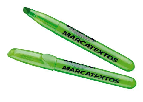 Marcadores Marcatextos Fluorescentes Dixon Easy Caja 12 Piezas Verde - Dixon