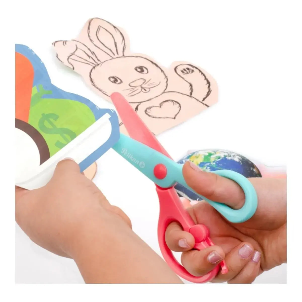 TJ TIJERA PLASTICA PREESCOLAR 5" - Pelikan - empaque