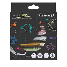 Marcadores de Colores Metálicos Pelikan Markatodo 8 Piezas - Pelikan - detalle