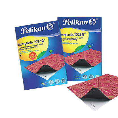 Hojas Papel Carbón 1022g Oficio Pelikan Interplastic 100 Piezas - Pelikan - detalle