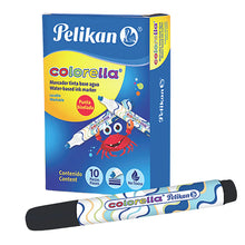 Marcadores Gruesos Lavables Colorella Pelikan 10 Piezas Elegir Color Negro - Pelikan