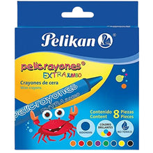 Crayones de Cera Extra Jumbo Pelikan 8 Piezas - Pelikan - vista lateral