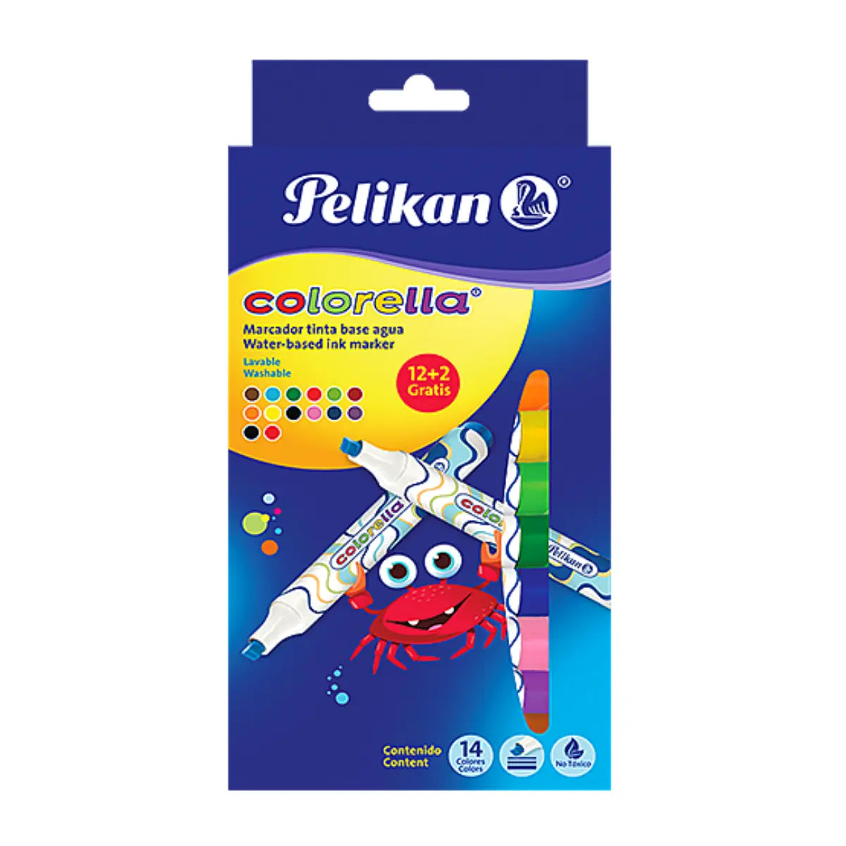 Plumones Plumin Pelikan Colorella 14 Piezas - Pelikan - vista lateral