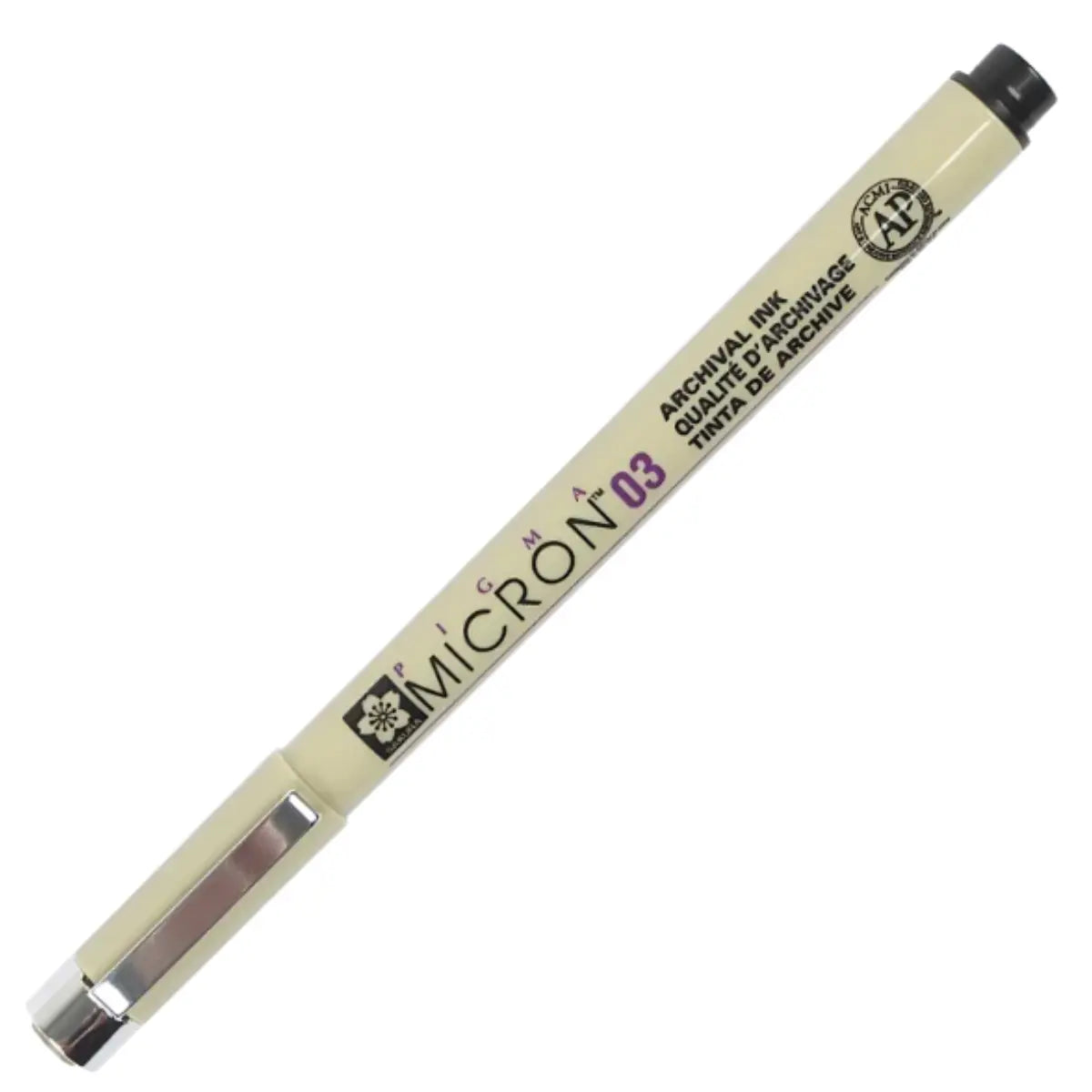 Estilógrafos Sakura Pigma Micrón Escoge punta y color. 03 de .35mm 1 Pz Negro - Sakura - vista trasera