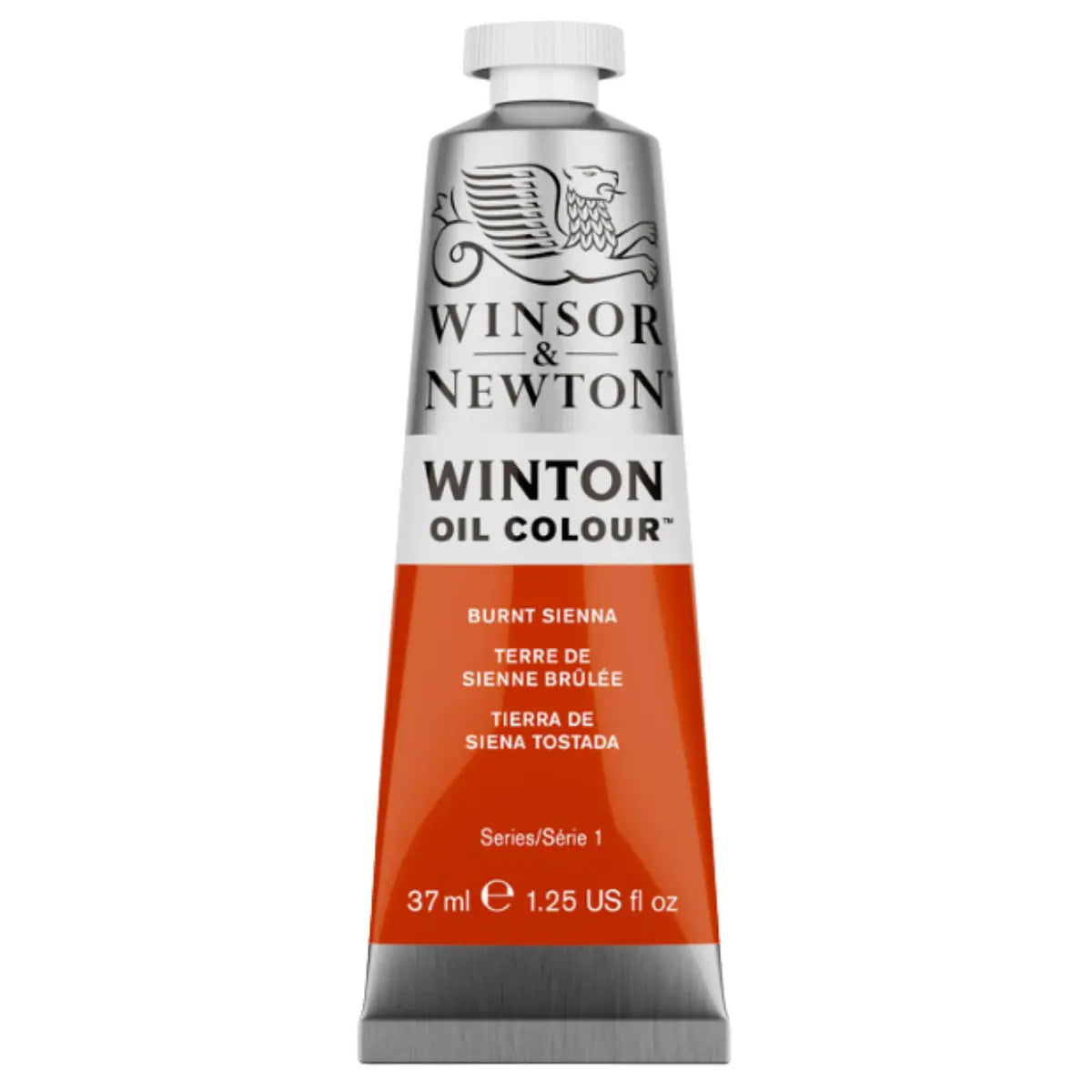WINTON - Óleo serie-1 siena tostada S-1 no 074 | #ab3218 | mate | ? | mate / 37 ml - Winsor and Newton - vista lateral