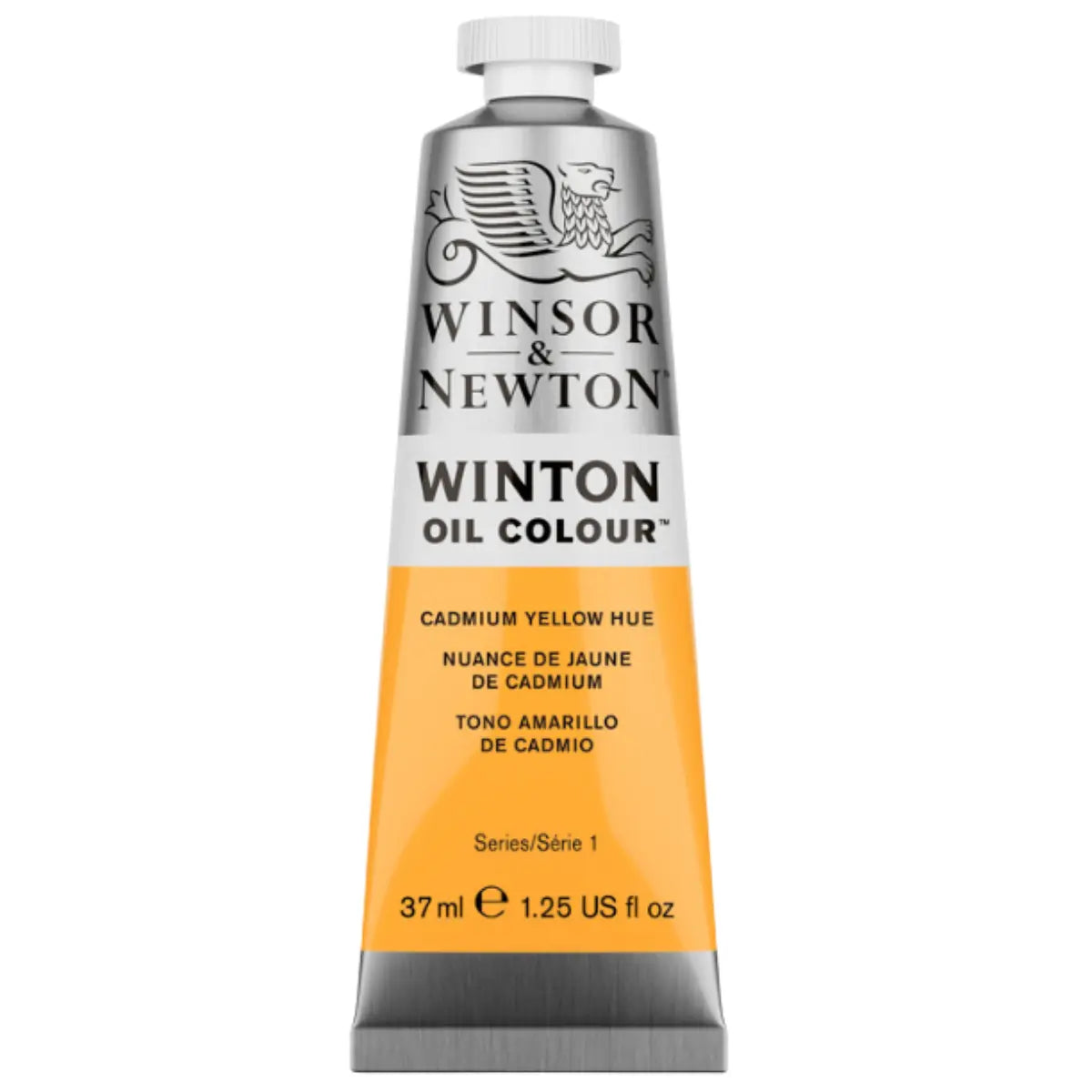 WINTON - Óleo serie-1 amarillo cadmio S-1 no 109 | #ffd810 | mate | ? | mate / 37 ml - Rodin - vista lateral
