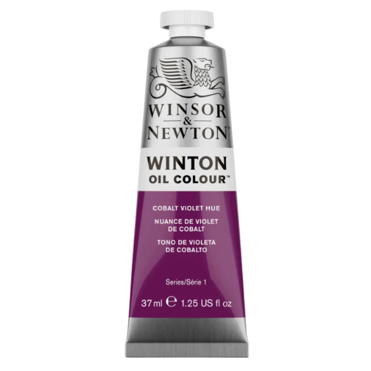 WINTON - Óleo serie-1 violeta de cobalto S-1 no 194 | #63285a | mate | ? | mate / 37 ml - Winsor and Newton - vista lateral