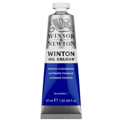 WINTON - Óleo serie-1 azul ultramar francés S-1 no 263 | #17378f | mate | ? | mate / 37 ml - Winsor and Newton - vista lateral