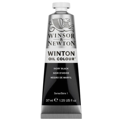 WINTON - Óleo serie-1 negro marfil S-1 no 331 | #000000 | mate | ? | mate / 37 ml - Winsor and Newton