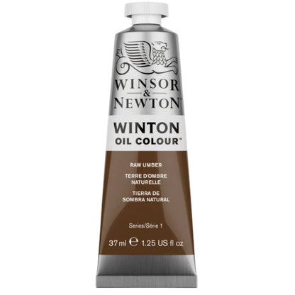WINTON - Óleo serie-1 sombra natural S-1 no 554 | #3d1709 | mate | ? | mate / 37 ml - Winsor and Newton - vista lateral