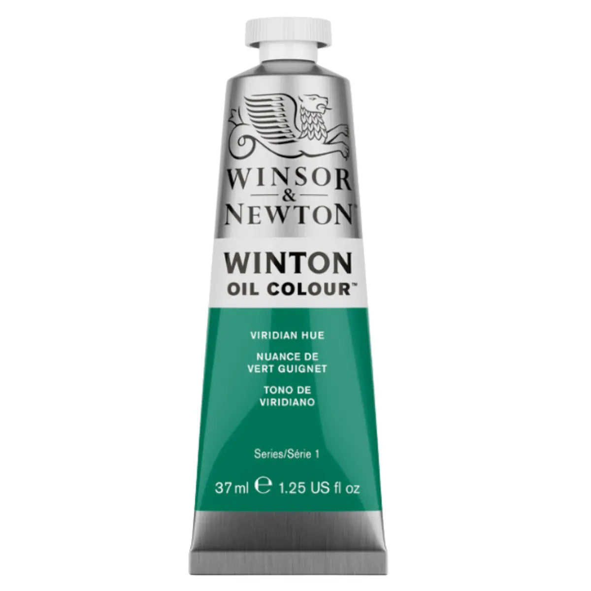 WINTON - Óleo serie-1 verde viridiano S-1 no 696 | #24886b | mate | ? | mate / 37 ml - Winsor and Newton - vista lateral