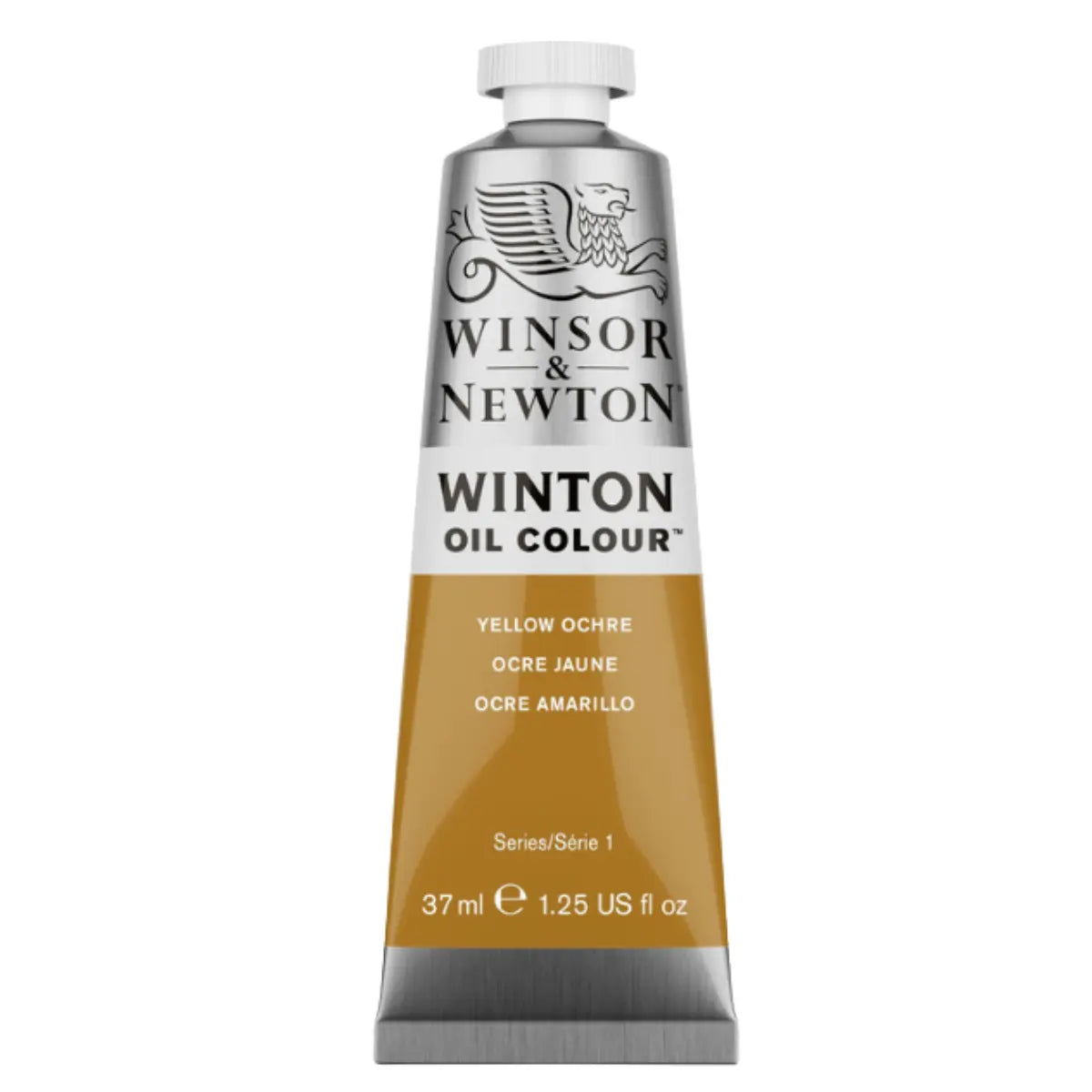 WINTON - Óleo serie-1 amarillo ocre S-1 no 744 | #a46622 | mate | ? | mate / 37 ml - Winsor and Newton - vista lateral