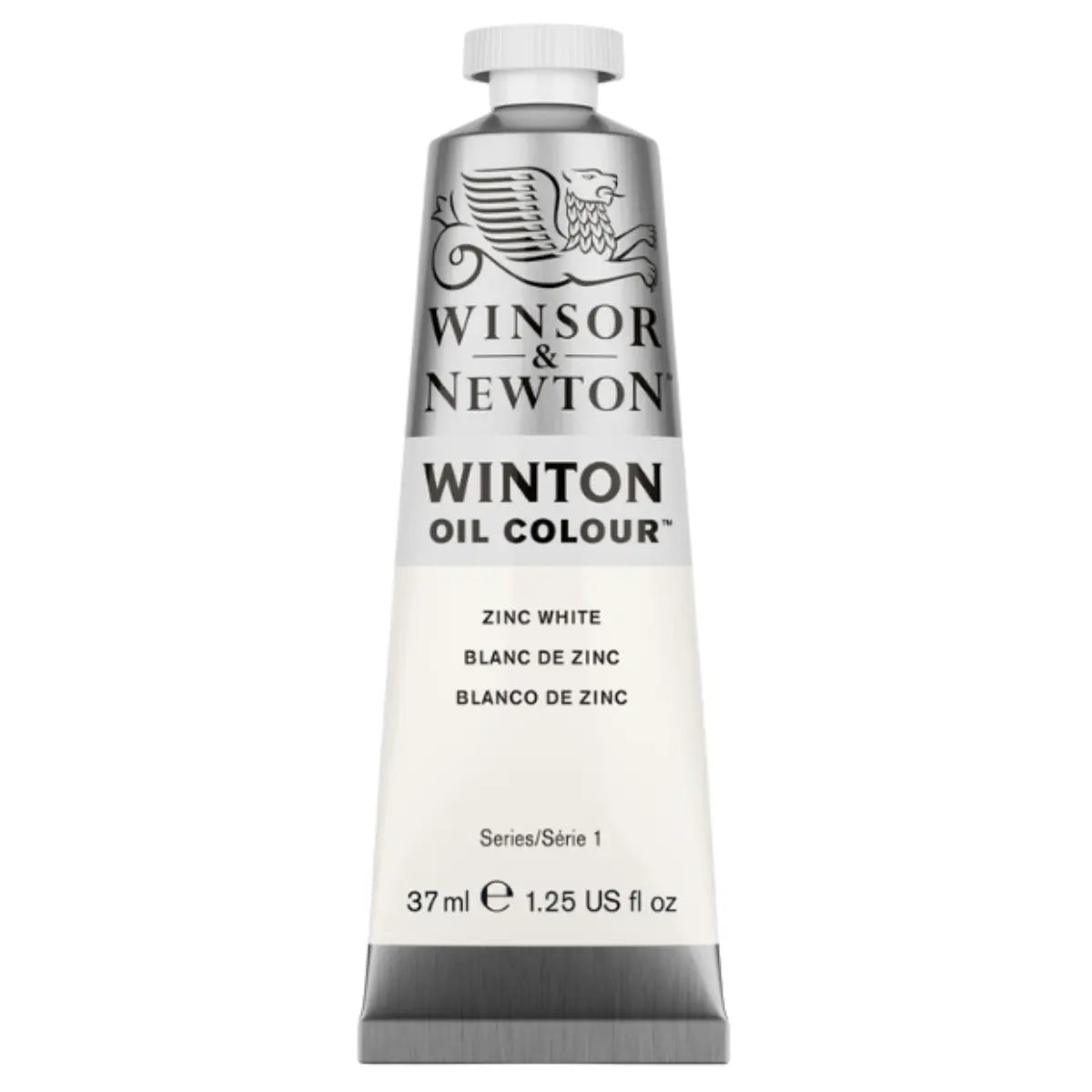 WINTON - Óleo serie-1 blanco de zinc S-1 no 748 | #fdfdfd | mate | ? | mate / 37 ml - Winsor and Newton - vista lateral