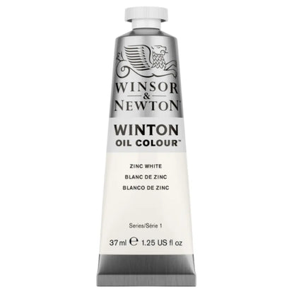 WINTON - Óleo serie-1 blanco de zinc S-1 no 748 | #fdfdfd | mate | ? | mate / 37 ml - Winsor and Newton - vista lateral