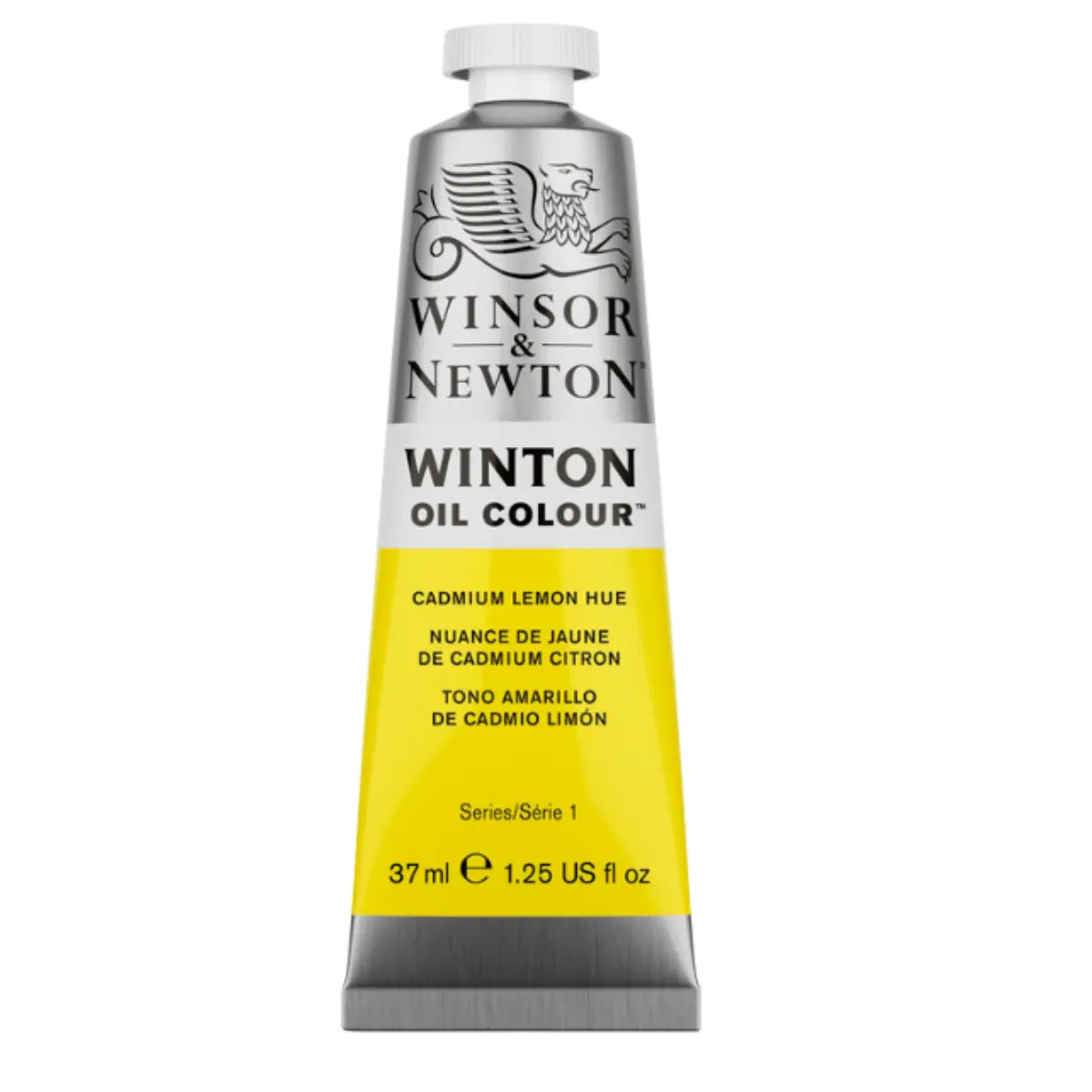 WINTON - Óleo serie-1 amarillo cadmio limon S-1 no 087 | #fbec47 | mate | ? | mate / 37 ml - Winsor and Newton