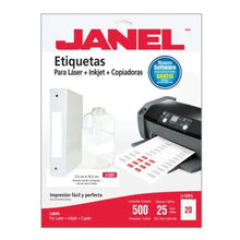 Caja de Etiqueta Laser J-5261 (2000pz) 25 mm X 102 mm JANEL - Janel