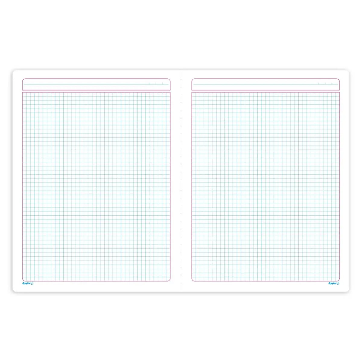 Cuaderno Profesional Cocido Rayter 100 Hojas Cuadro Chico 5mm - Rayter - detalle