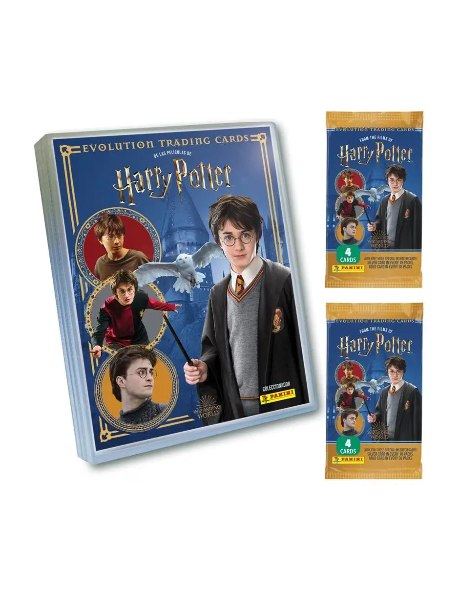 Set Harry Potter Evolution Panini Album + 2 Sobres Tarjetas - Panini - empaque