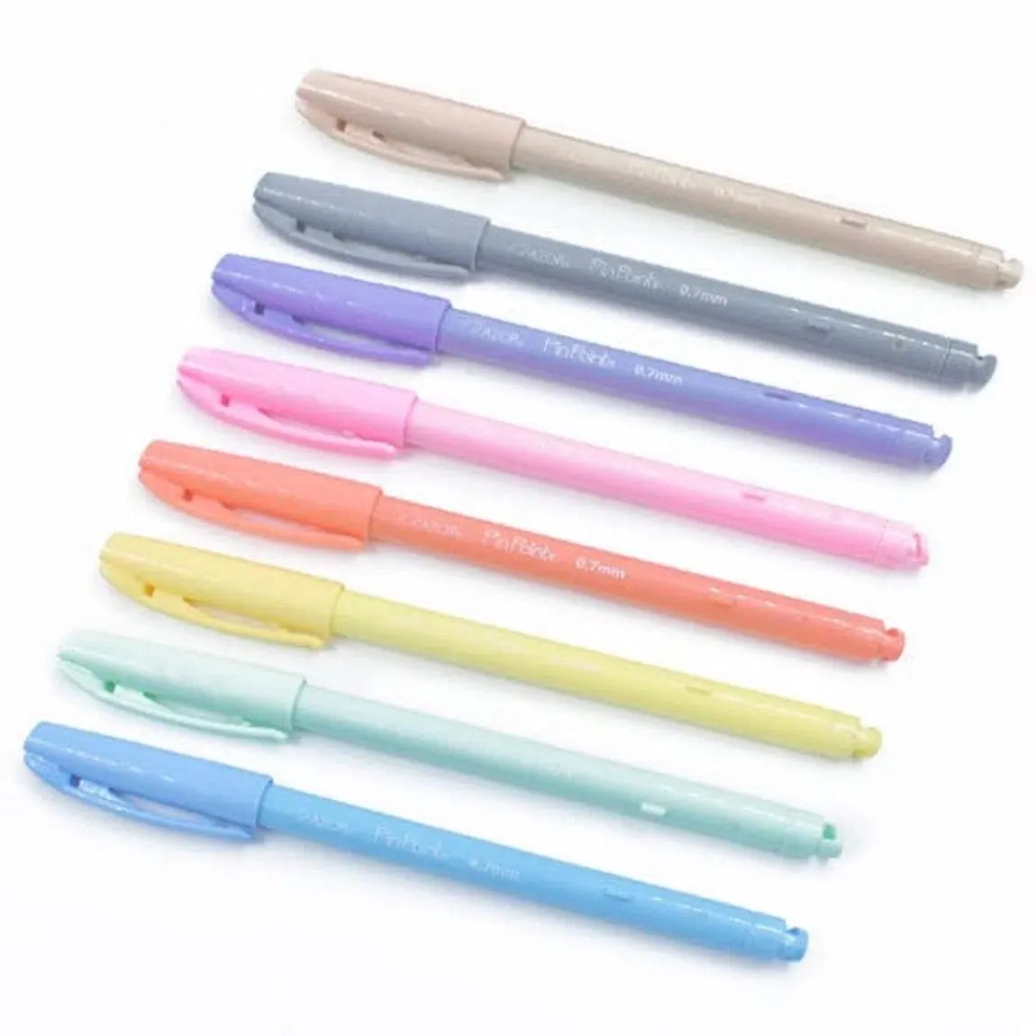 Bolígrafos Azor Pin Point Colores Pastel Punta Aguja 0.7mm 8 Piezas - Azor