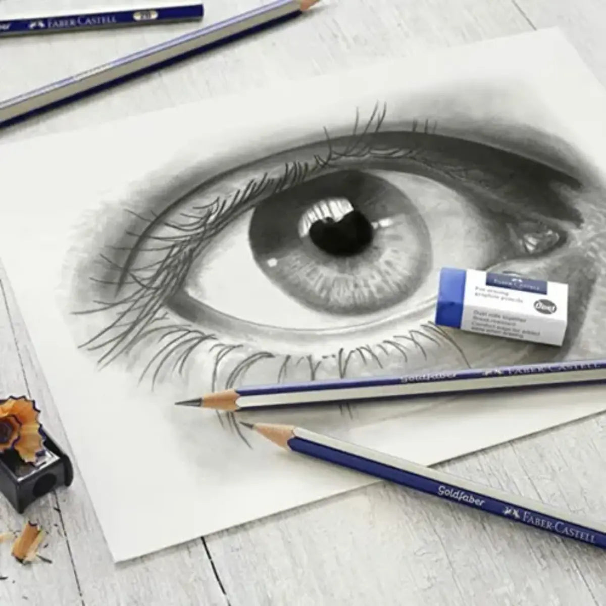 Faber-castell Goldfaber Graphite Sketch Set - Faber Castell - contenido