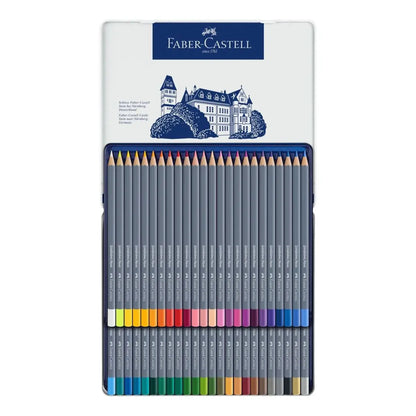 Lápices de Colores Acuarelables Faber Castell Profesional Goldfaber Aqua 48 Pz - Faber Castell - contenido