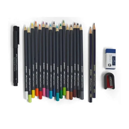 Set de Regalo de Lápices de Colores Faber Castell Goldfaber Premium - Faber Castell - uso