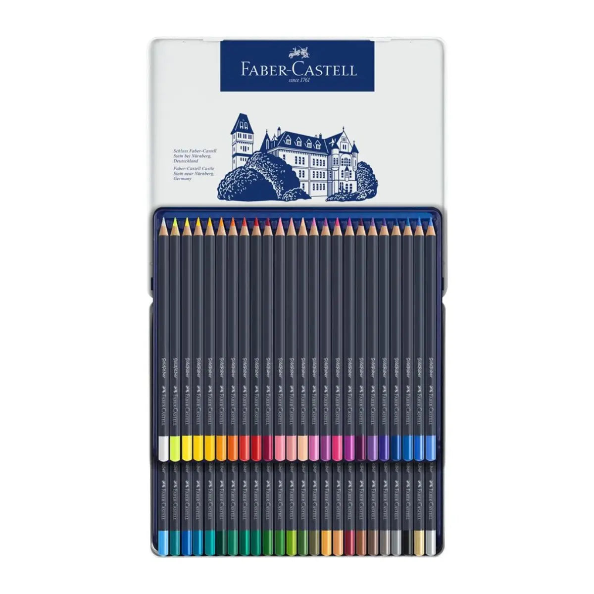 Faber-Castell Colores Goldfaber para Arte con 48 colores elaborados con excelente resistencia a la luz y a caídas, son ideales para artistas profesionales y aficionados que buscan proyectos creativos - Faber Castell - uso
