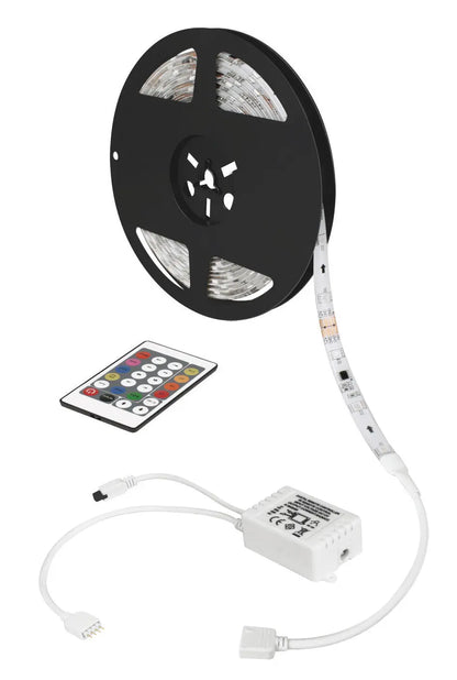 Tira LED RGB para exterior (IP65) AKSI SMD3528 (5 mts) - Línea PRO - Aksi - vista lateral