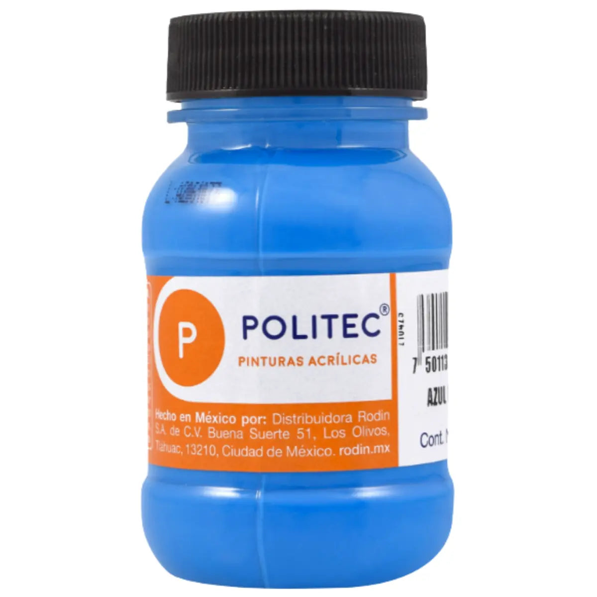 POLITEC - Pintura acrílica fluorescente Línea-800 azul no 805 | #3177b0 | fluorescente | ? | brillante / 100 ml - Politec