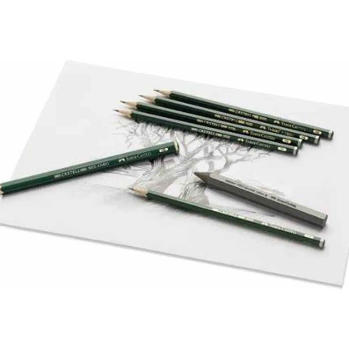 Lapices Graduados Faber Castell Profesionales 12 Pz - Faber Castell - accesorios
