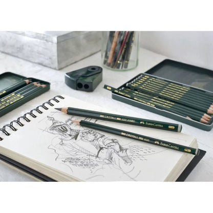 Lapices Graduados Faber Castell Profesionales 12 Pz - Faber Castell - empaque