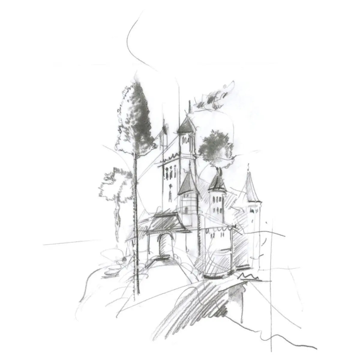Lapices Graduados Faber Castell Profesionales 12 Pz - Faber Castell - vista lateral