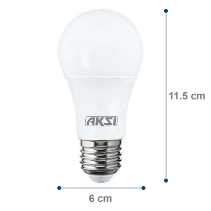 Foco LED A19 12W luz blanca, caja color AKSI - AKSI