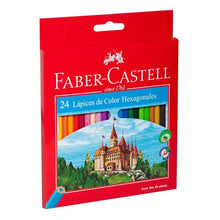 Lápices de Colores Faber Castell Profesional Hexagonal 24 Pz - Faber Castell - empaque