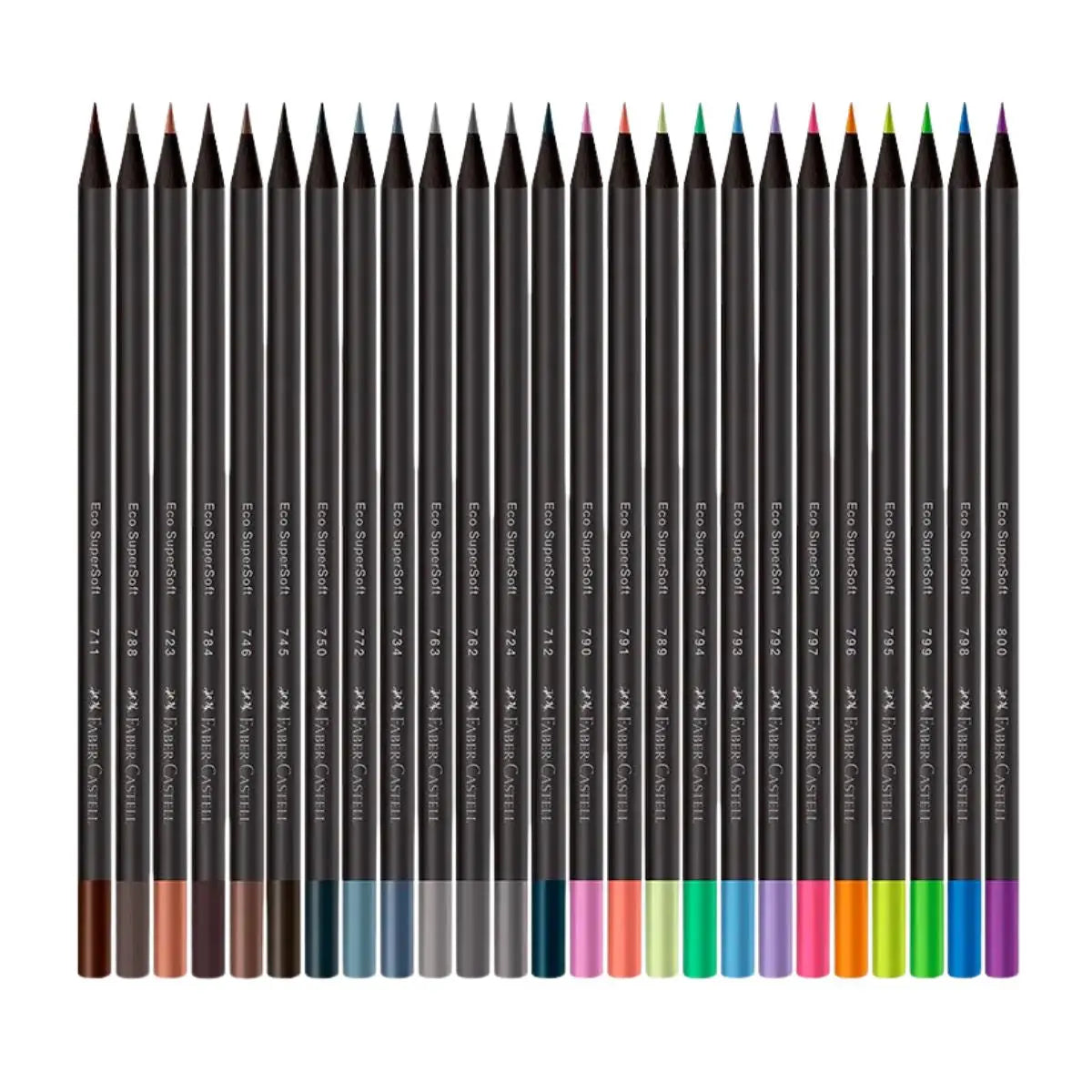 Faber-Castell Color Pencil, EcoPencil Supersoft, 1207100SOFT, 100 Colors - Faber Castell - empaque