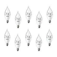 10 Piezas Foco LED FLAMA 4W luz blanca E27 AKSI - Aksi