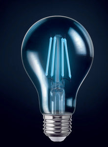 Foco filamento A19 AKSI 6W, Azul - Aksi - detalle